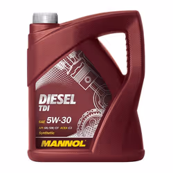 Engine oil; MANNOL; DIESEL TDI; 5W-30 5 Synthetic Oil; for BMW, VOLKSWAGEN, CHEVROLET, MERCEDES-BENZ, MINI