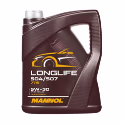 Mannol Longlife 504/507 5W-30 5l Engine oil MN7715-5 VOLKSWAGEN: Passat CC, Golf 7, Transporter 6, BMW: 6 Coupe, X1, 5 Saloon, AUDI: TT Coupe