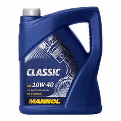 Engine oil; MANNOL; ContiClassic; 10W-40 5 Part Synthetic Oil; for MERCEDES-BENZ, VOLKSWAGEN, KIA, TOYOTA, HYUNDAI