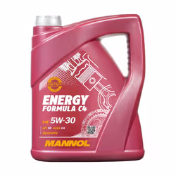 Engine oil; MANNOL; ENERGY FORMULA C4; 5W-30 5 Synthetic Oil; for RENAULT, MERCEDES-BENZ, DACIA, NISSAN
