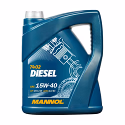 Engine oil; MANNOL; DIESEL; 15W-40 5 Mineral Oil; for VOLKSWAGEN, TOYOTA, MERCEDES-BENZ, AUDI, DAF