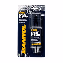 Epoxy Adhesive; MANNOL; Epoxy-Plastic; Blister Pack, Cartridge transparent 24
