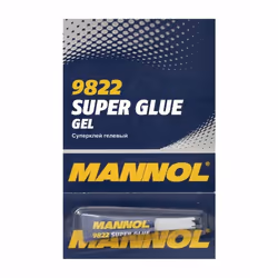 Universal Adhesive; MANNOL; Gel Super Glue; Blister Pack, Tube