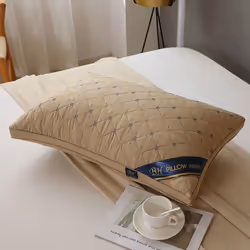 Washable Low Pillow Hotel Pillow Core Neck Protector Household Adult Four Seasons Pillow Core Single Pack Home Textiles Pillo - white, Low pillow 850g