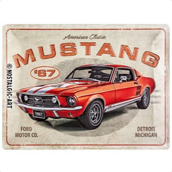 Nostalgic Art Ford Mustang indoor decorative plaque/sign Metal Multicolour