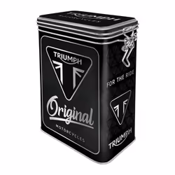 Nostalgic Art 45104996, Container, Rectangular, Black, White, Metal, 110 mm, 75 mm