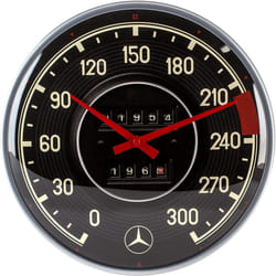 Nostalgic Art Mercedes-Benz Speedometer Quartz clock Circle Multicolour