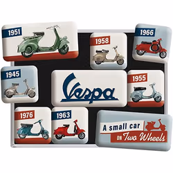 Nostalgic Art Magnet-Set Vespa