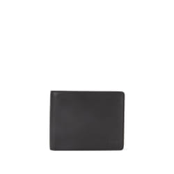 HUGO BOSS 4037555188194 wallet/card case/travel document holder Black Polyester, Leather