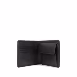 HUGO BOSS 4037555188194 wallet/card case/travel document holder Black Polyester, Leather