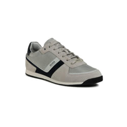 Hugo Boss Men's Glaze Lowp Trainers Open Grey - 50407903064-7