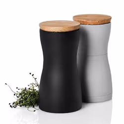 AdHoc Twin MP125 Salt & pepper grinder set Black, Grey