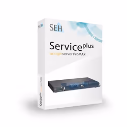 SEH dongleserver ProMAX print server Ethernet LAN Black, Blue - Additional view 7