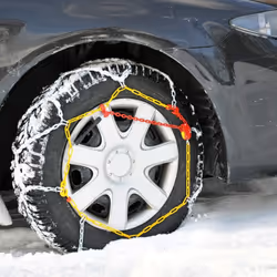 Cartrend 7848230 Snow chain set "Safety", set of 2, size 30