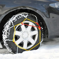 Cartrend 7848230 Snow chain set "Safety", set of 2, size 30