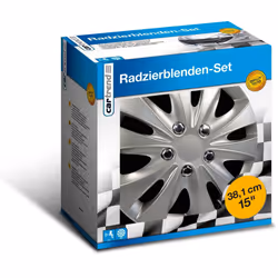 Cartrend 70279 Wheel trim set "Storm" with chrome nuts; set of 4, 40.64 cm ( 16 inches ) - set of 4