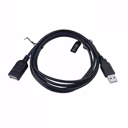 V7 Black USB Extension Cable USB 2.0 A Female to USB 2.0 A Male 1.8m 6ft - Additional view 5