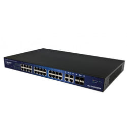 ALLNET ALL-SG8428PM network switch Managed L2 Gigabit Ethernet (10/100/1000) Power over Ethernet (PoE) 1U Black