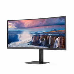 AOC V5 CU34V5C/BK LED display 86.4 cm (34") 3440 x 1440 pixels Wide Quad HD Black - Additional view 5