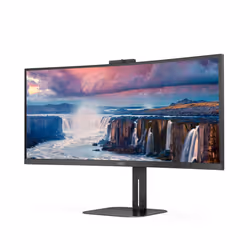 AOC V5 CU34V5CW LED display 86.4 cm (34") 3440 x 1440 pixels Wide Quad HD Black - Additional view 4