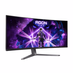 AOC AGON PRO AG346UCD computer monitor 86.4 cm (34") 3440 x 1440 pixels Wide Quad HD QD-OLED Black, Grey - Additional view 4
