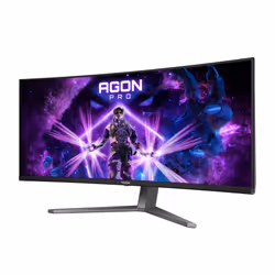 AOC AGON PRO AG346UCD computer monitor 86.4 cm (34") 3440 x 1440 pixels Wide Quad HD QD-OLED Black, Grey - Additional view 6