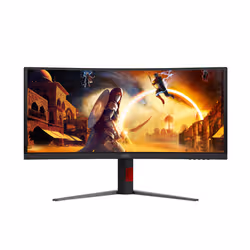 AOC G4 Gaming computer monitor 86.4 cm (34") 3440 x 1440 pixels Black, Red - Additional view 5