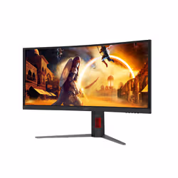 AOC G4 CU34G4CA computer monitor 86.4 cm (34") 3440 x 1440 pixels Black, Red - Additional view 8