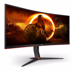 AOC G2 CU34G2X/BK LED display 86.4 cm (34") 3440 x 1440 pixels Quad HD Black, Red - Additional view 5