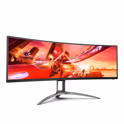 AOC B2 AG493UCX2 computer monitor 124 cm (48.8") 5120 x 1440 pixels Quad HD LED Black - Additional view 5