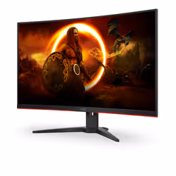 AOC G2 CQ32G2SE/BK LED display 80 cm (31.5") 2560 x 1440 pixels 2K Ultra HD Black, Red - Additional view 4