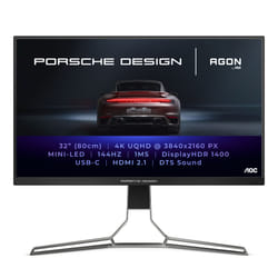AOC Porsche PD32M LED display 80 cm (31.5") 3840 x 2160 pixels 4K Ultra HD LCD Black, Grey