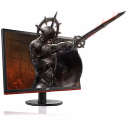 AOC 60 Series G2260VWQ6 LED display 54.6 cm (21.5") 1920 x 1080 pixels Full HD LCD Black, Red