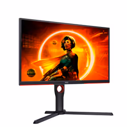 AOC G3 25G3ZM/BK computer monitor 62.2 cm (24.5") 1920 x 1080 pixels Full HD Black, Red - Additional view 4