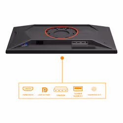 AOC G4 25G4KUR computer monitor 62.2 cm (24.5") 1920 x 1080 pixels Full HD LED Black, Red - Additional view 2