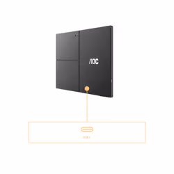 AOC T2 16T3EA computer monitor 39.6 cm (15.6") 1920 x 1080 pixels Full HD Black - Additional view 5