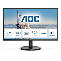 AOC B3 27B3HM/BK LED display 68.6 cm (27") 1920 x 1080 pixels Full HD Black