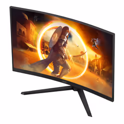 AOC G4 CQ32G4VE computer monitor 81.3 cm (32") 2560 x 1440 pixels Quad HD LCD Black, Grey - Additional view 7