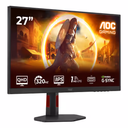 AOC G4 Q27G4SRU computer monitor 68.6 cm (27") 2560 x 1440 pixels Quad HD LED Black - Additional view 2