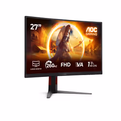 AOC G4 C27G4Z2 computer monitor 68.6 cm (27") 1920 x 1080 pixels Black, Red - Additional view 2