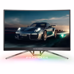 AOC Porsche PD27 LED display 68.6 cm (27") 2560 x 1440 pixels 2K Ultra HD Black
