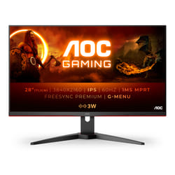 AOC G2 U28G2AE/BK LED display 71.1 cm (28") 3840 x 2160 pixels 4K Ultra HD Black