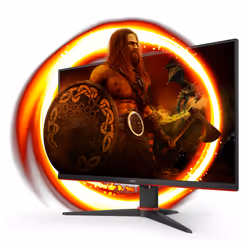 AOC 24G2SAE/BK computer monitor 60.5 cm (23.8") 1920 x 1080 pixels Full HD Black, Red