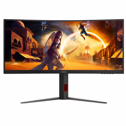 AOC G4 CU34G4 computer monitor 86.4 cm (34") 3440 x 1440 pixels Wide Quad HD LED Black, Red