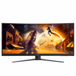 AOC G4 CU34G4 computer monitor 86.4 cm (34") 3440 x 1440 pixels Wide Quad HD LED Black, Red