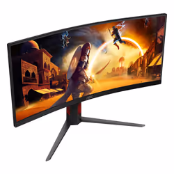AOC G4 CU34G4 computer monitor 86.4 cm (34") 3440 x 1440 pixels Wide Quad HD LED Black, Red - Additional view 4