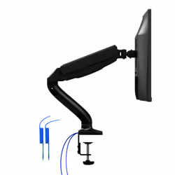 AOC AS110DX monitor mount / stand 81.3 cm (32") Desk Black - Additional view 3