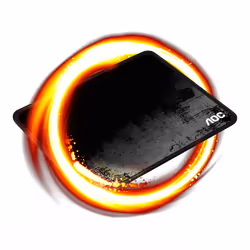 AOC MM300M, Grey, Black, Monochromatic, Rubber, Non-slip base, Gaming mouse pad