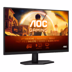 AOC G4 27G42E computer monitor 68.6 cm (27") 1920 x 1080 pixels Full HD LCD Black - Additional view 4