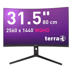 TERRA 3285W computer monitor 80 cm (31.5") 2560 x 1440 pixels Wide Quad HD LCD Black